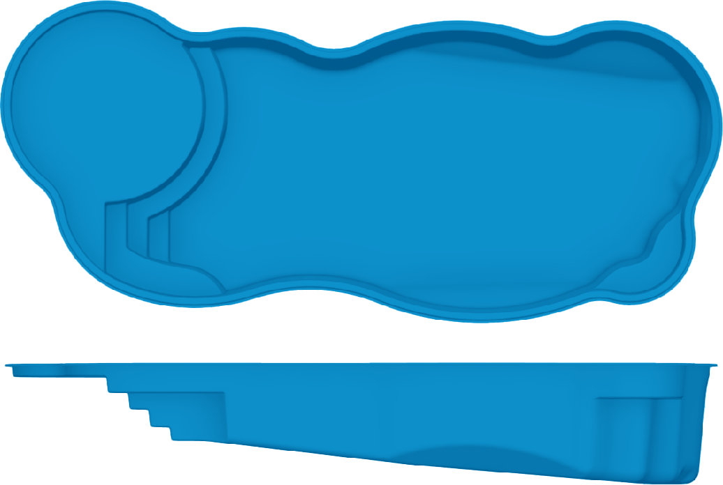 Clearwater Beach shape and depth profile