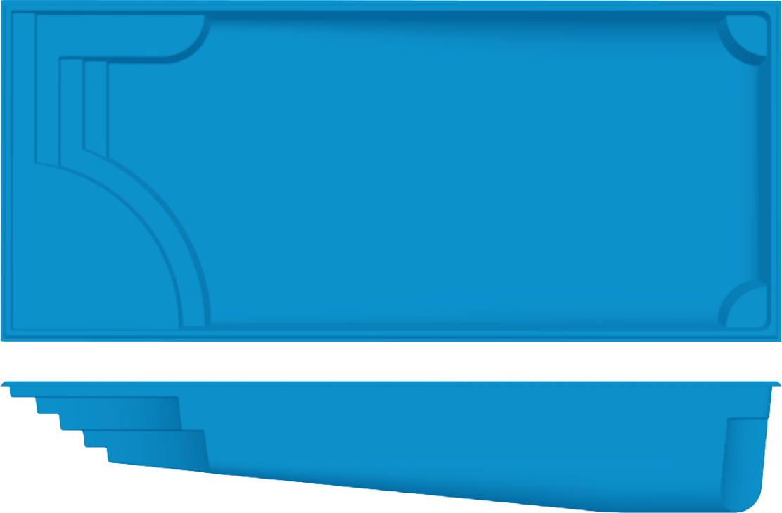 Great Lakes shape and depth profile