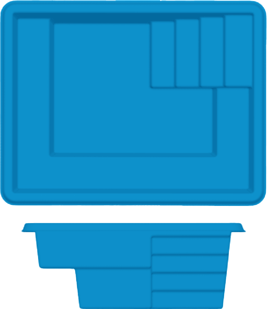 Peninsula Spa shape and depth profile